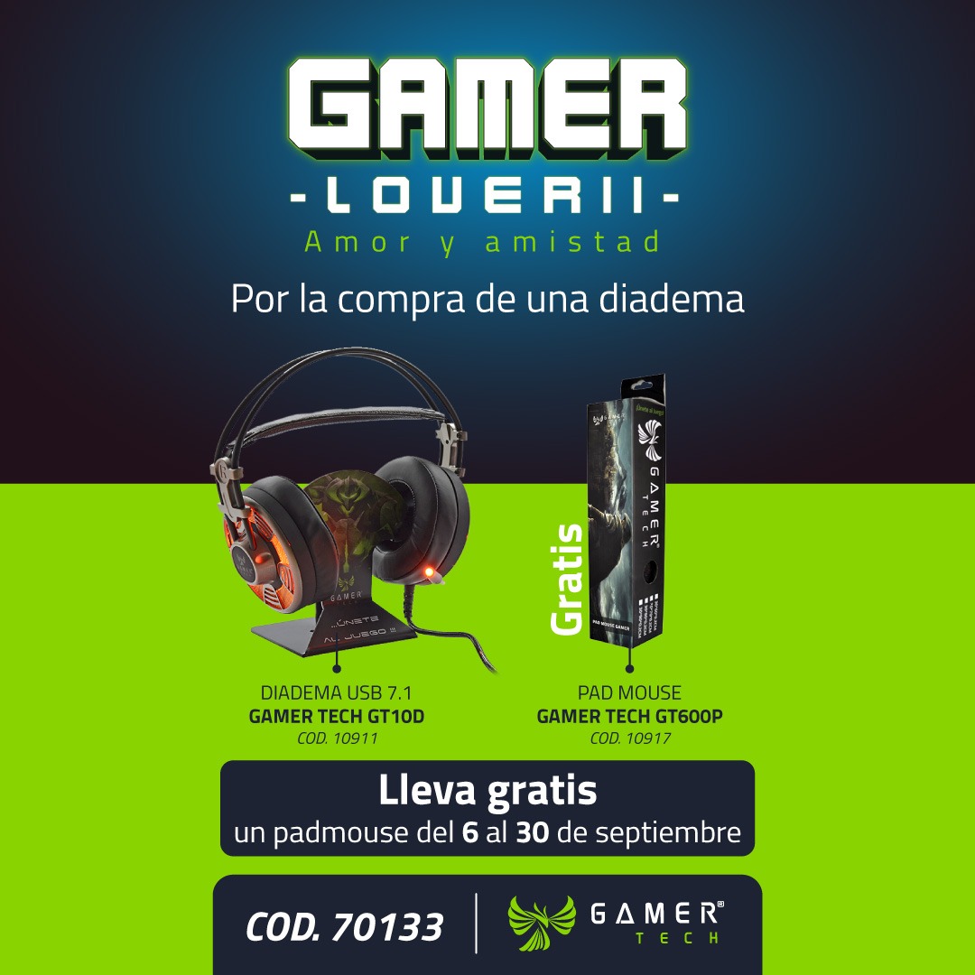 Diadema gamer, excelente sonido, gran diseño.