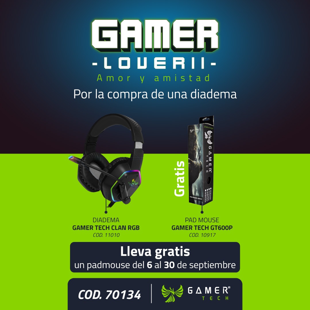Diadema gamer, excelente sonido, gran diseño.